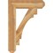 Ekena Millwork Merced Craftsman Rough Sawn Bracket, Western Red Cedar, 6"W x 28"D x 40"H BKT06X28X40MRC04RWR - alternate 4